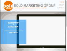 Tablet Screenshot of boldmarketinggroup.com